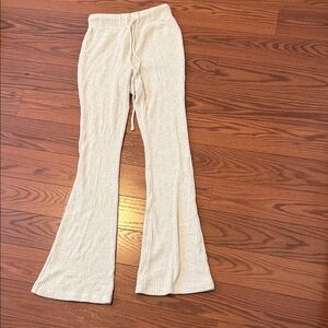 Babaton Women Cream Flared Bottoms